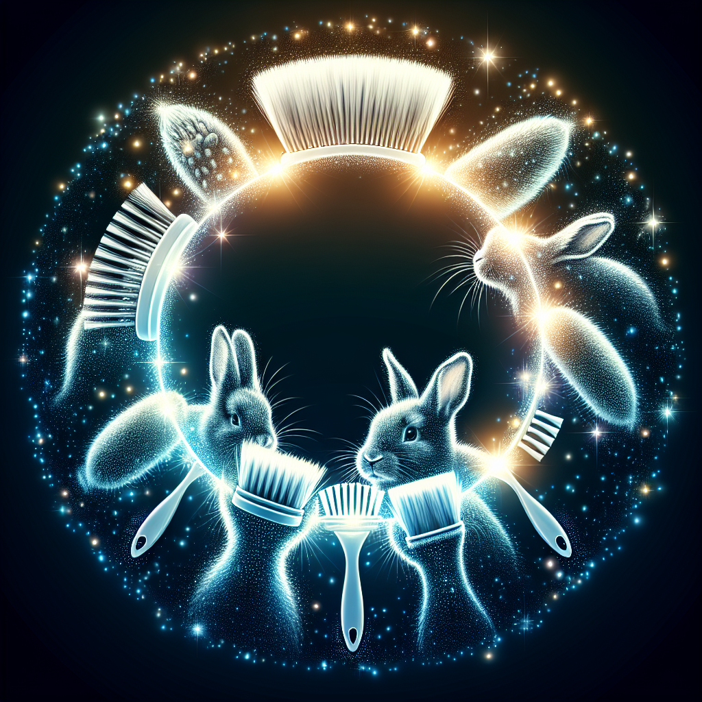 Les brosses idéales pour les lapins domestiques