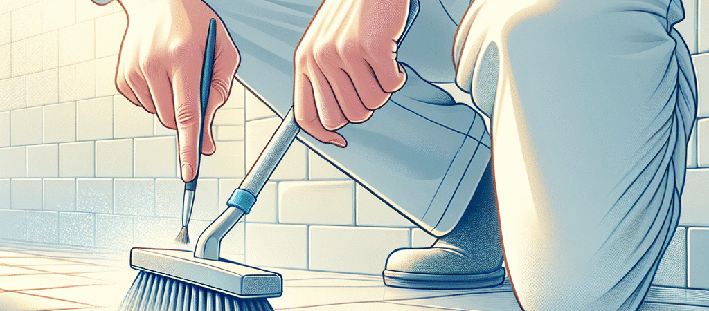 Comment utiliser une brosse pour nettoyer les joints de carrelage ?