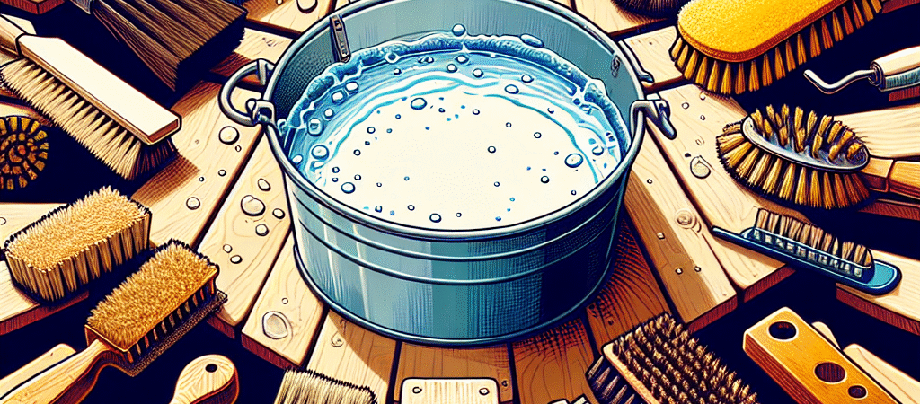 Quel type de brosse utiliser pour nettoyer une terrasse en bois ?