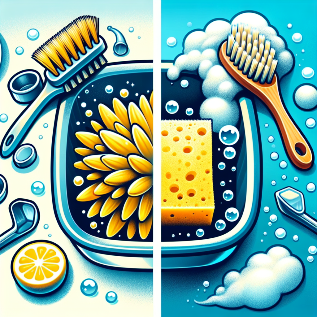 Brosse vaisselle vs éponge : laquelle est la plus hygiénique ?